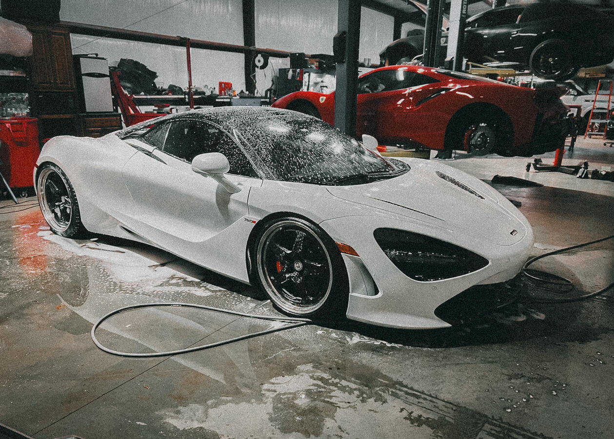 Mclaren 720 foam cannon