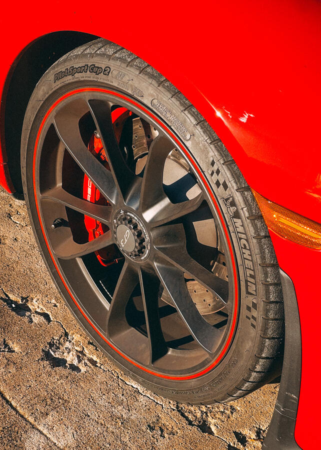 911 GT3 wheels dirty